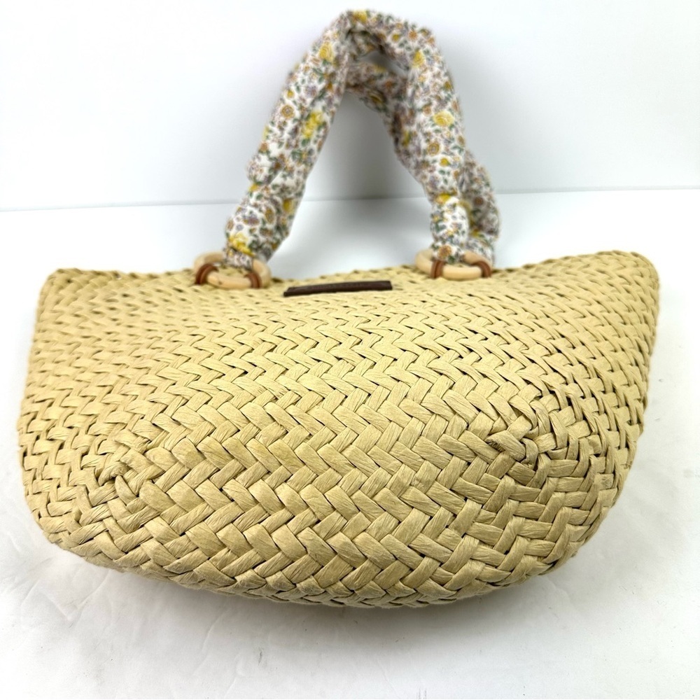 Becksondergaard Straw Handbag Womens Shoulder Bag‎ Cloth Straps - Picture 5 of 13